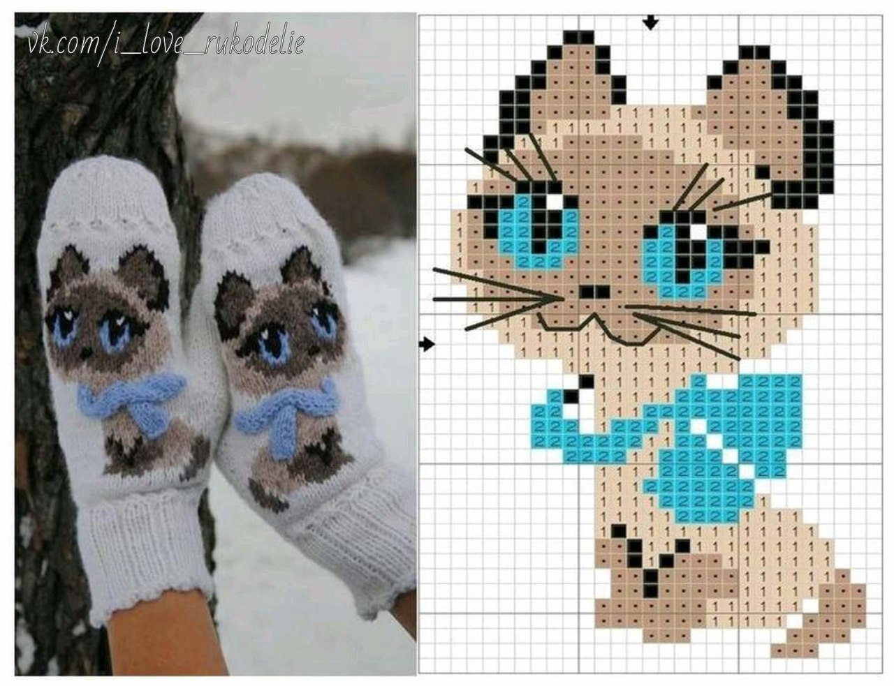 ВАРЕЖКИ С КОШКАМИ